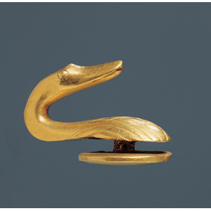 Goose-head shaped Gold Hook